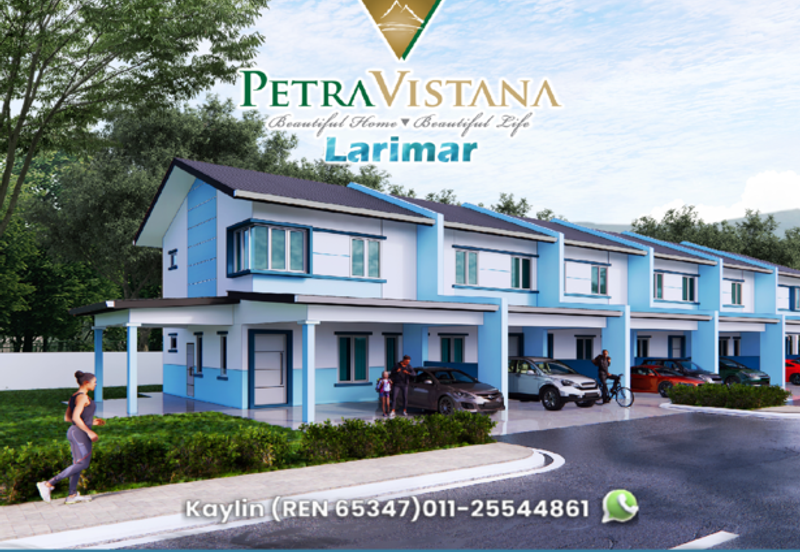 Double Storey Terrace CORNER House at Petra Vistana Larimar is now Open for Booking
