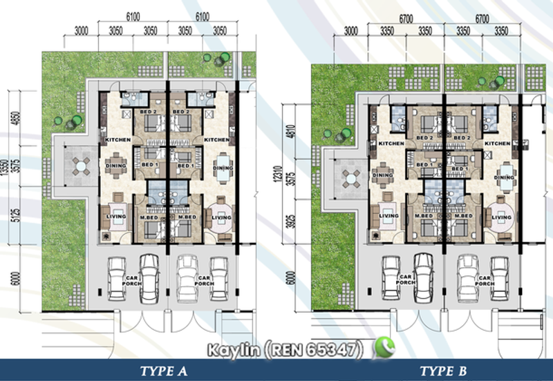 Single Storey Terrace CORNER house at Petra Vistana Larimar is now Open for Booking