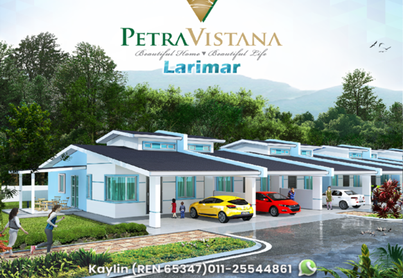 Single Storey Terrace CORNER house at Petra Vistana Larimar is now Open for Booking