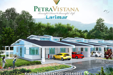 Single Storey Terrace CORNER house at Petra Vistana Larimar is now Open for Booking