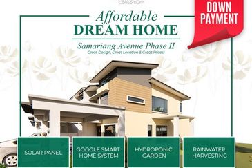 Samariang Avenue II, Double Storey Terrace Corner House at Samariang. For Sale