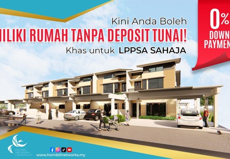 Samariang Avenue II, Double Storey Terrace Corner House at Samariang. For Sale