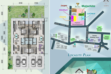 Single Storey Terrace at Petra Vistana Malichite is now Open for Booking