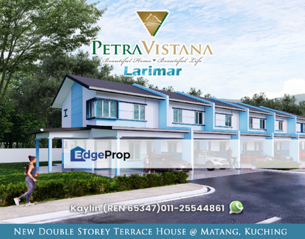 Double Storey Terrace at Petra Vistana Larimar is now Open for Booking, Sarawak, Kuching