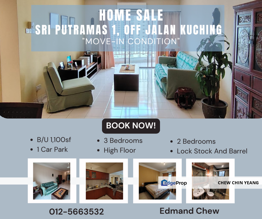 Sri Putramas 1 @ Off Jalan Kuching for Sale (Lock Stock And Barrel) , Kuala Lumpur, Dutamas