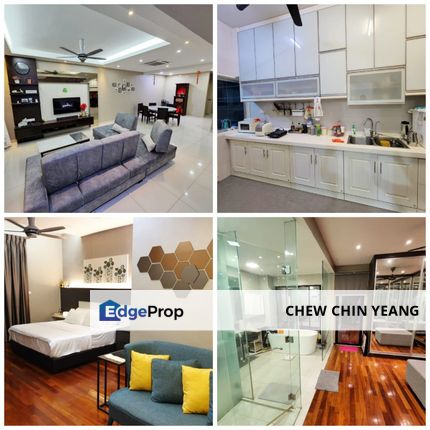 Fully Renovated & Fully-Furnished Modern 3 sty Linked House at Kepong Baru for Sale, Kuala Lumpur, Kepong