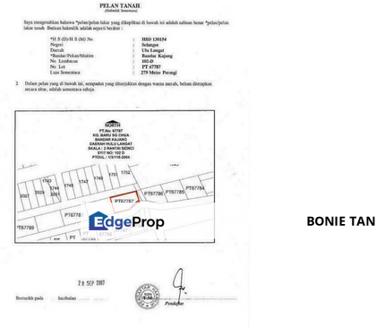 Bungalow Land , Kampung Baru Sungai Chua For Sale, Selangor, Kajang