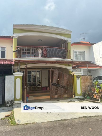 Low medium cost double storey , Johor, Gelang Patah