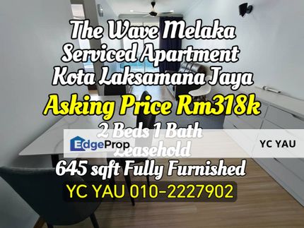 The Wave Serviced Apartment Fully Furnished, Melaka, 