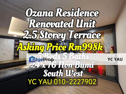 Renovated 2.5 Storey Terrace Ozana Residence , Melaka, Ayer Keroh