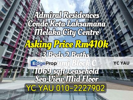 Admiral Residences Condo Melaka City Centre , Melaka, Melaka Raya