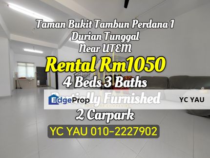 Rent Tmn Bukit Tambun Perdana Durian Tunggal, Melaka, Durian Tunggal