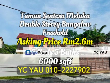 Taman Sentosa Melaka Double Storey Bungalow, Melaka, Melaka Tengah