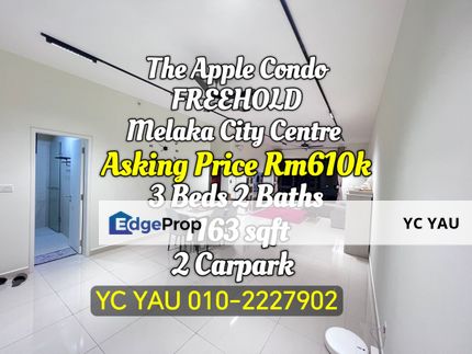 Freehold Condo The Apple Melaka City Centre, Melaka, Melaka Raya