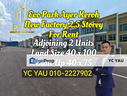 New 2.5 Storey Factory Eco Park Ayer Keroh Rent, Melaka, Ayer Keroh