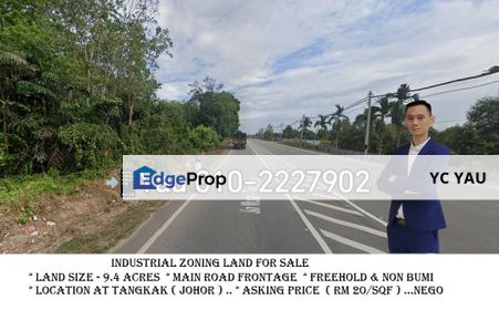 Freehold Land Industrial Zoning Tangkak Johor, Johor, Tangkak