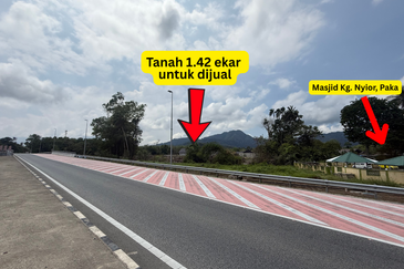 Tanah Status Bangunan Saiz 1.425 ekar di Kg. Nyior, Paka, Terengganu sebelah Masjid Kg. Nyior