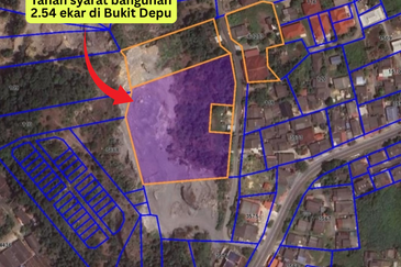 Tanah Status Bangunan Saiz 2.54 ekar di Bukit Depu, Kuala Terengganu, Terengganu