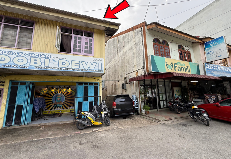 Shoplot 2 Tingkat di Batu Buruk mengadap Jalan Utama ke Bandaraya Kuala Terengganu