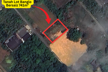 Tanah Lot Banglo Saiz 741m²  di Kg. Banggol Durian, Serada, Kuala Terengganu, Terengganu