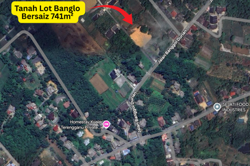 Tanah Lot Banglo Saiz 741m²  di Kg. Banggol Durian, Serada, Kuala Terengganu, Terengganu
