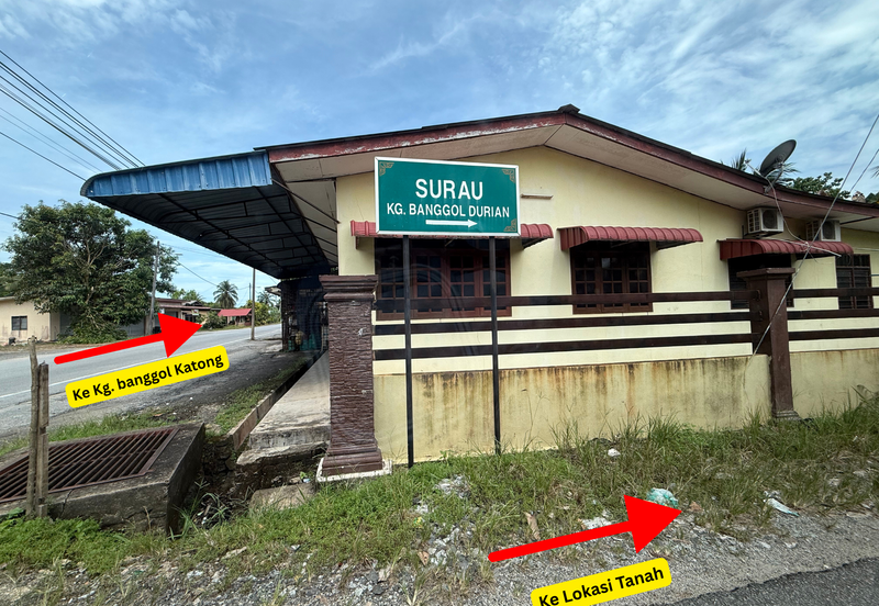 Tanah Lot Banglo Saiz 741m²  di Kg. Banggol Durian, Serada, Kuala Terengganu, Terengganu