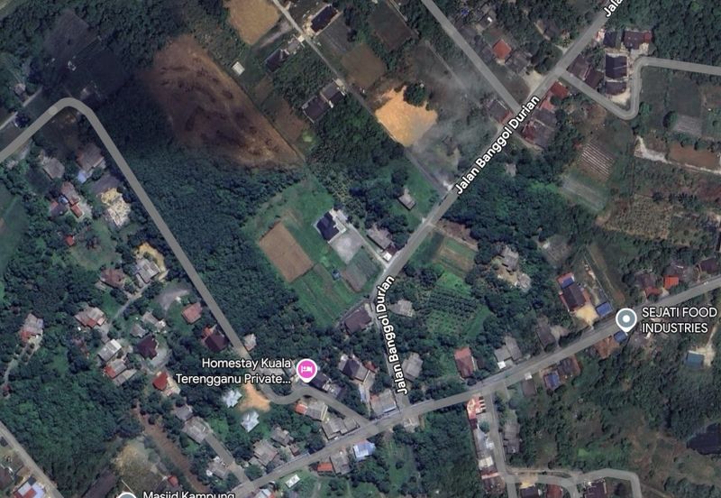 Tanah Lot Banglo Saiz 741m²  di Kg. Banggol Durian, Serada, Kuala Terengganu, Terengganu