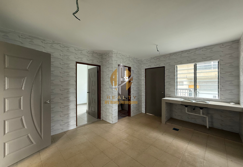 [Corner Lot]Rumah Teres 2 Tingkat di Batu 18, Kg. Bukit Perpat, Ajil, Terengganu hadapan Kompleks Pertanian