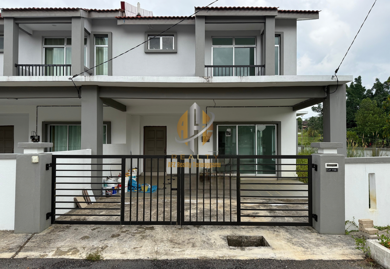 [Corner Lot]Rumah Teres 2 Tingkat di Batu 18, Kg. Bukit Perpat, Ajil, Terengganu hadapan Kompleks Pertanian