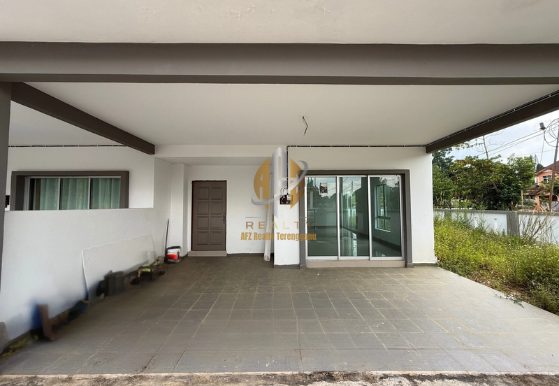 [Corner Lot]Rumah Teres 2 Tingkat di Batu 18, Kg. Bukit Perpat, Ajil, Terengganu hadapan Kompleks Pertanian