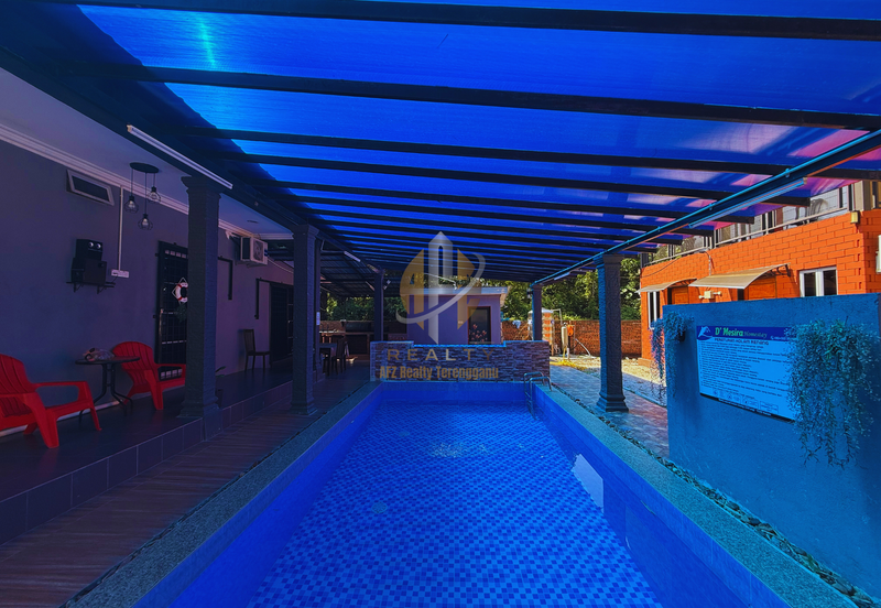 [Fully Furnished] Homestay 7 bilik dengan Pool di Kg. Wakaf Mesira Tepoh, Kuala Nerus Terengganu