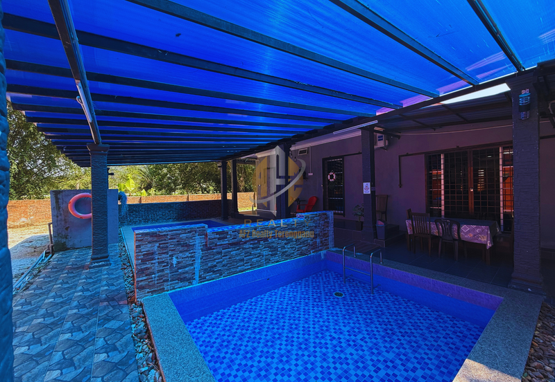 [Fully Furnished] Homestay 7 bilik dengan Pool di Kg. Wakaf Mesira Tepoh, Kuala Nerus Terengganu