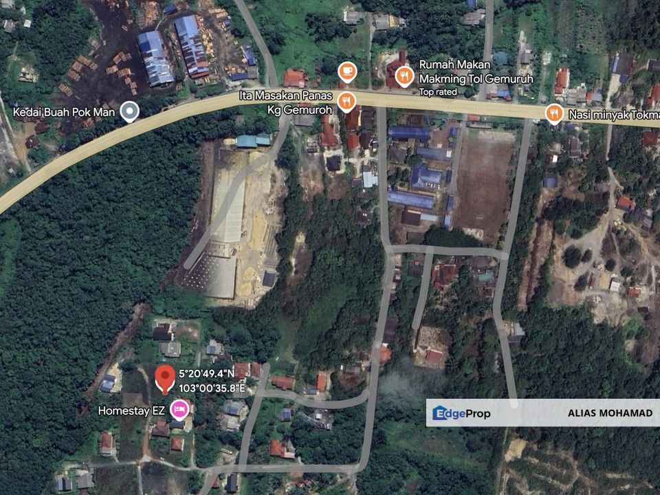 Tanah Lot Banglo Saiz 460m² di Kg. Gemuroh, Kuala Nerus berdekatan Plaza Tol Kuala Terengganu, Terengganu, 