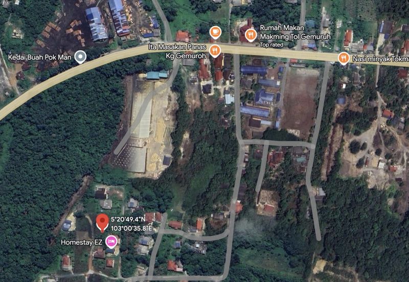 Tanah Lot Banglo Saiz 460m² di Kg. Gemuroh, Kuala Nerus berdekatan Plaza Tol Kuala Terengganu