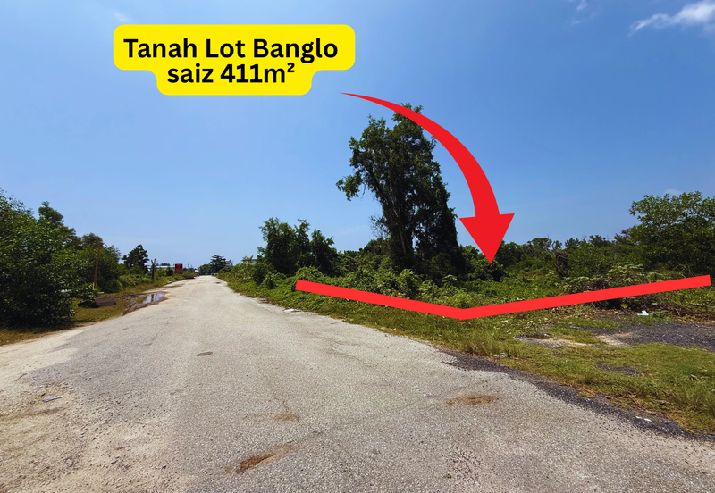 [Tanah Gred A]Tanah Lot Banglo Saiz 411m² di Kawasan Perindustrian Gong Badak, Kuala Nerus, Terengganu
