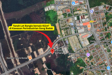 [Tanah Gred A]Tanah Lot Banglo Saiz 411m² di Kawasan Perindustrian Gong Badak, Kuala Nerus, Terengganu
