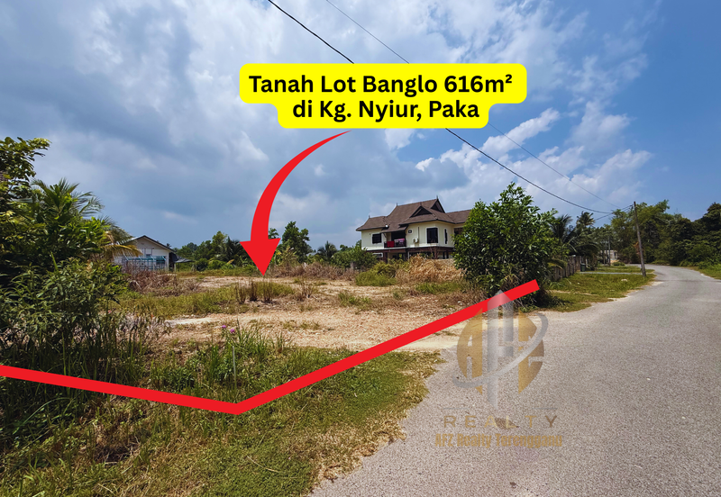 Tanah Lot Banglo bersaiz 616m² di Kg. Nyior, Paka, Terengganu