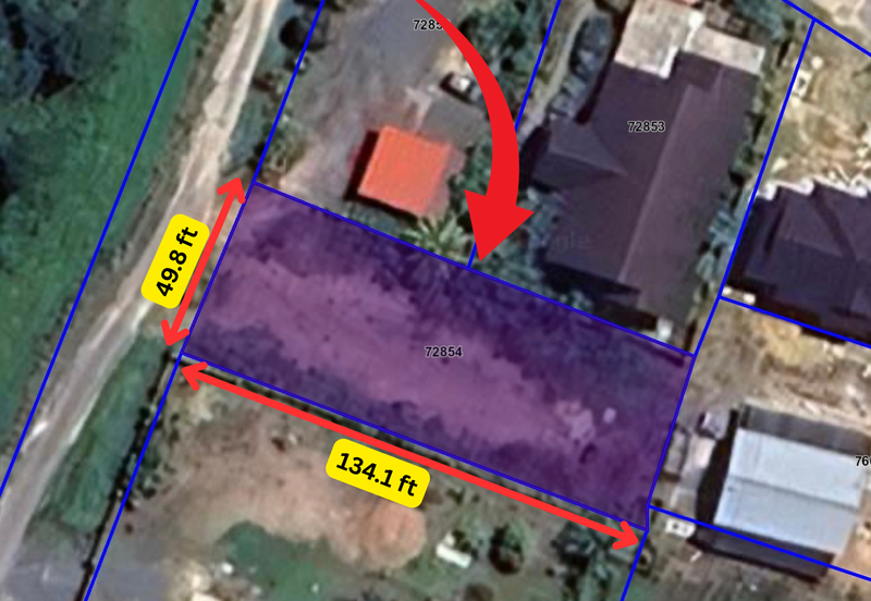 Tanah Lot Banglo bersaiz 616m² di Kg. Nyior, Paka, Terengganu