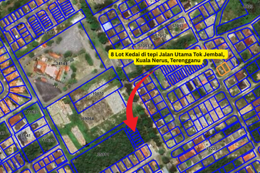 [Gred A] 8 Lot Kedai di tepi Jalan Utama Tok Jembal, Kuala Nerus, Terengganu 