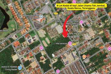 [Gred A] 8 Lot Kedai di tepi Jalan Utama Tok Jembal, Kuala Nerus, Terengganu 