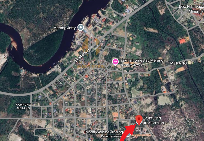 Tanah Lot Banglo Murah bersaiz 794m² di Merang, Setiu, Terengganu berdekatan Merang Jetty