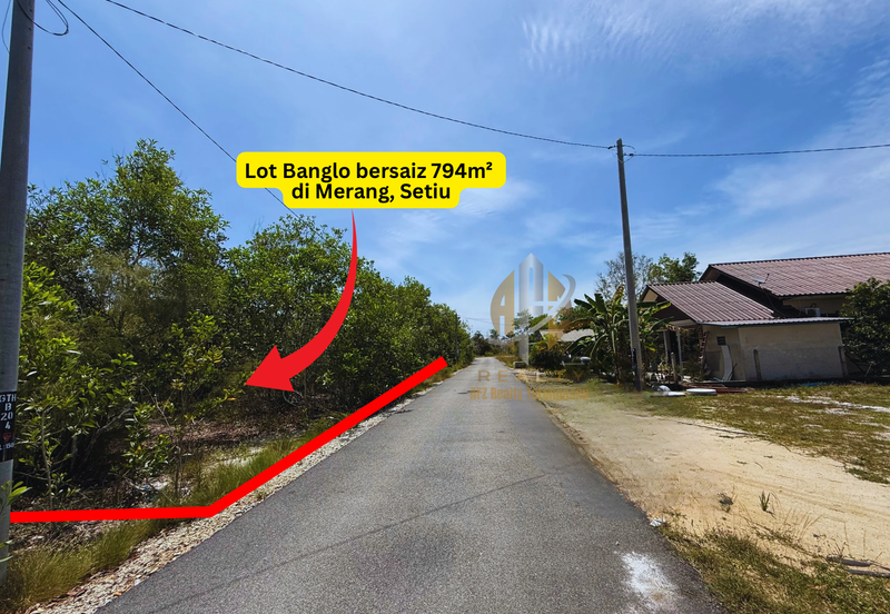 Tanah Lot Banglo Murah bersaiz 794m² di Merang, Setiu, Terengganu berdekatan Merang Jetty