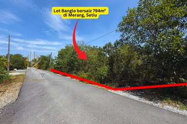 Tanah Lot Banglo Murah bersaiz 794m² di Merang, Setiu, Terengganu berdekatan Merang Jetty