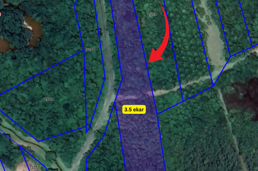 Tanah Pertanian 3.5 ekar tepi Jalan di Kuala Telemong, Hulu Terengganu, Terengganu