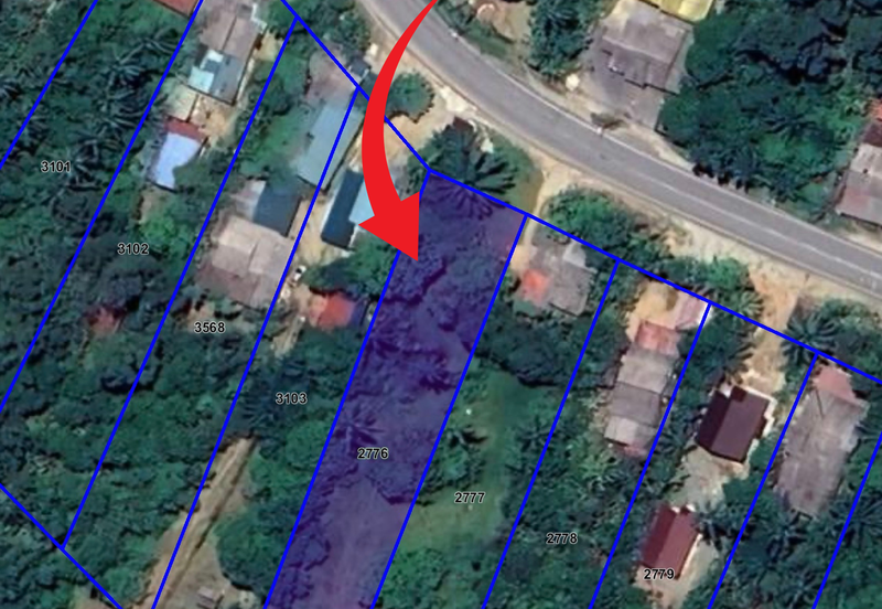 Tanah Tepi Jalan Utama syarat Bangunan 0.53 ekar  di Kg. Tengkawang, Hulu Terengganu