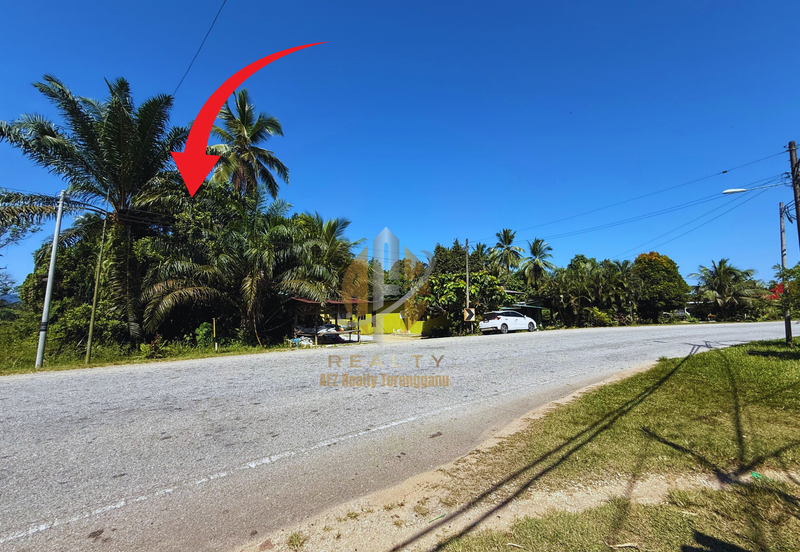 Tanah Tepi Jalan Utama syarat Bangunan 0.53 ekar  di Kg. Tengkawang, Hulu Terengganu