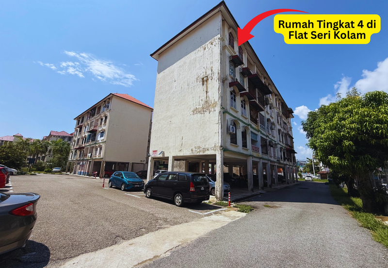 Rumah di Tingkat 4 Flat Seri Kolam, Kuala Terengganu, Terengganu