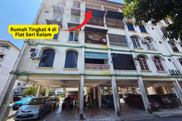 Rumah di Tingkat 4 Flat Seri Kolam, Kuala Terengganu, Terengganu