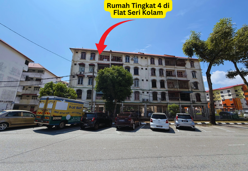 Rumah di Tingkat 4 Flat Seri Kolam, Kuala Terengganu, Terengganu