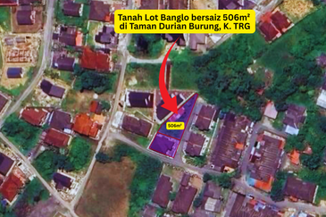 Tanah Lot Banglo bersaiz 506m²  di Taman Durian Burung, Kubang Parit, Terengganu